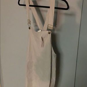 Corduroy overall dress